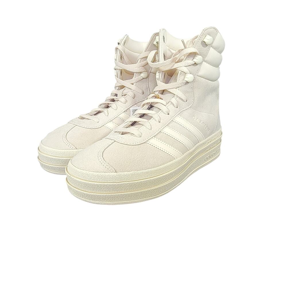 Adidas Originals Gazelle Boot Womens Sz 6.5 White ID6984